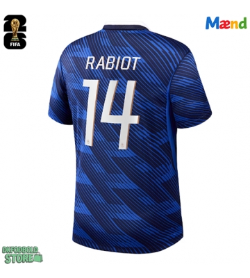 Frankrig Adrien Rabiot #14 Replika Hjemmebanetrøje VM 2026 Kortærmet